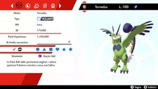Tornadus Totem Shiny 6 IV BR +