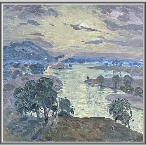 Dipinto olio old - olio, tyukha