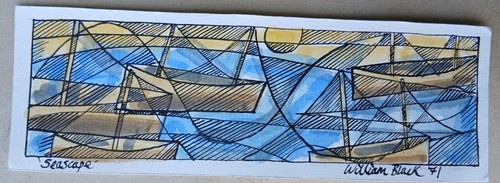 Quadro acquerello inchiostro - quadro,