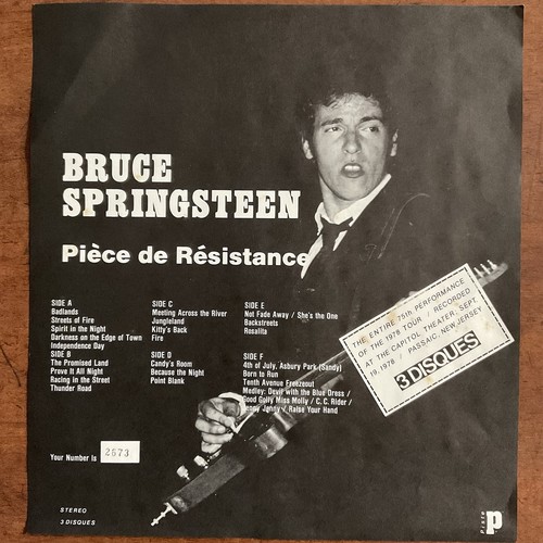 Bruce springsteen pièce - bruce,