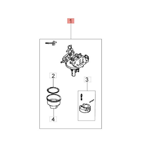 Carburatore per motore emak - per,