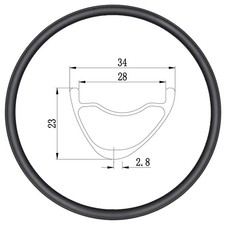 Cerchi carbonio bici tubeless