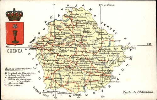 Mappa provincia cuenca - provincia,