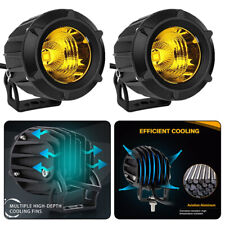 Coppia Fari Fendinebbia 12-36V 22W Giallo Moto Fari Aggiuntivi