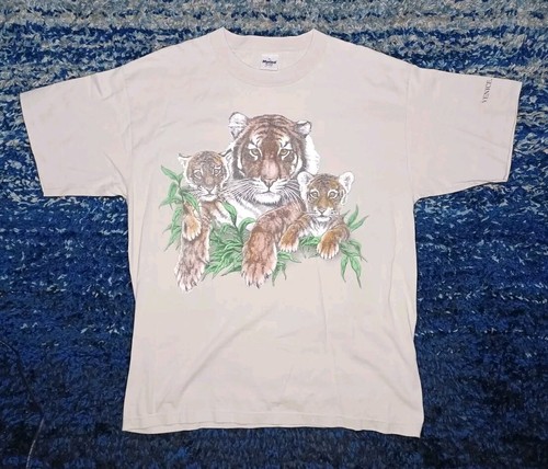 Shirt vintage tiger - tiger, cub