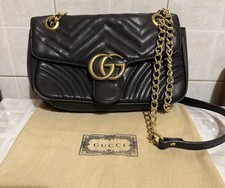 GUCCI. Borsa a spalla in pelle