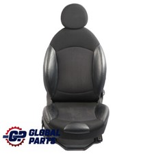 Mini Cooper R55 R56 LCI Sedile Sportivo Tessuto Nero/Pelle Anteriore Destro