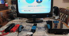 CONSOLE Nintendo Wii PLAIN BLACK PAL LOOSE TESTED & WORKING*