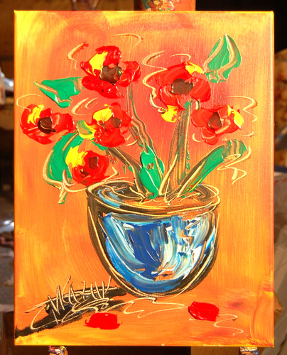 Bel vaso dipinto pop - vaso, art