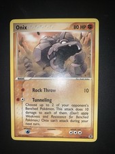 Onix Carta Pokemon ex Fire Red Leaf Green 42/112 Eng English