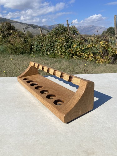 Portapipe legno rovere 7 - legno, di
