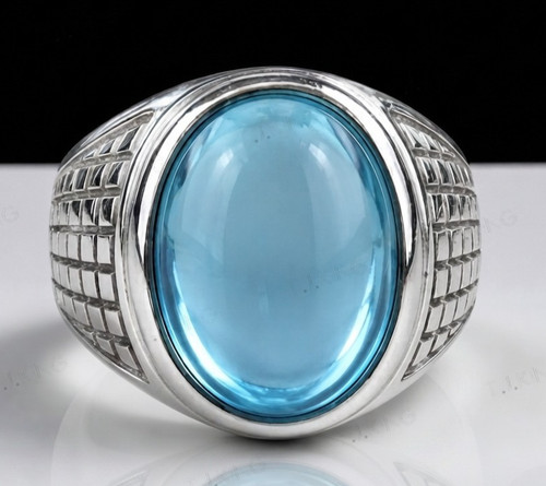 Anello elegante uomo argento