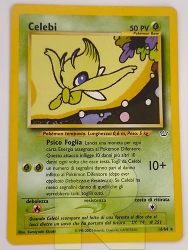 Celebi neo revelation 16 - celebi, 16/64