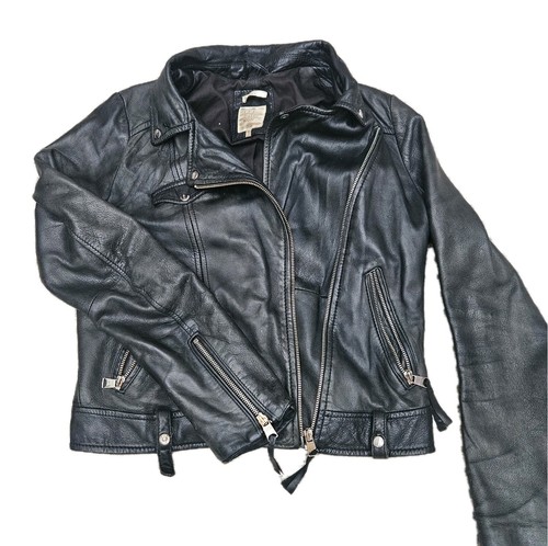 Giacca biker zara - zara, pelle