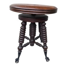 Antico sgabello pianoforte