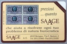 * scheda telefonica SAAGE