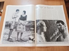clipping / ritaglio 1961 A CAVALLO DELLA TIGRE / MANFREDI / VALERIA MORICONI