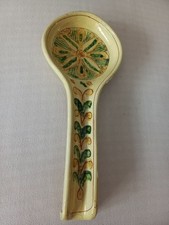 Poggia Mestolo In Ceramica Dipinto A Mano Cm.28