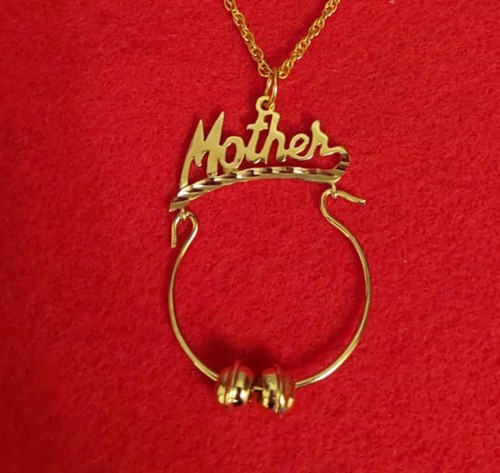 14kt placcato oro mamma - placcato,