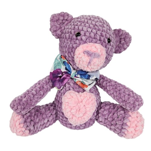 New handmade crochet purple - new,