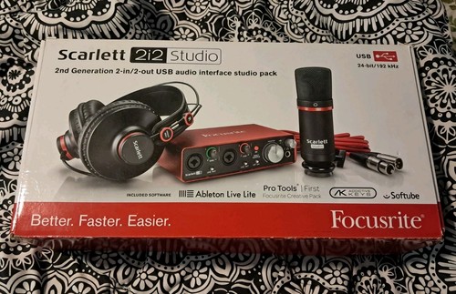 Focusrite scarlett 2i2 studio - focusrite,