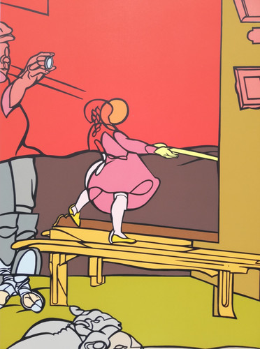 Valerio adami rara serigrafia - valerio, adami: