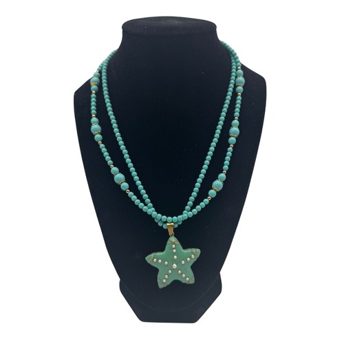 Collana perline turchesi - collana,