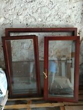 Finestra A  Doppio Battente in legno Color Noce