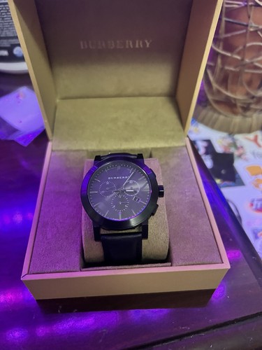 Burberry black analog - black,