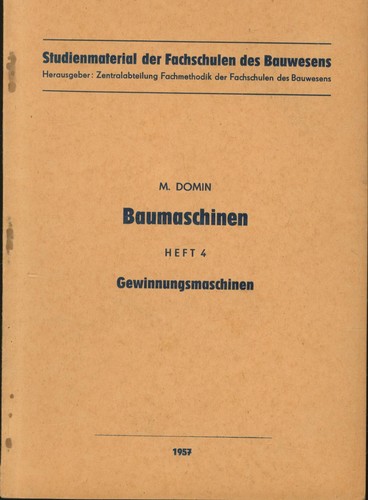 Baumaschinen heft 4 - baumaschinen.,