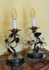 Coppia Di Abat-jour Vintage