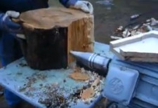 VITE ROTATIVA SPACCALEGNA DIAMETRO Ø80 SPACCALEGNA per Motore Elettrico int 38mm