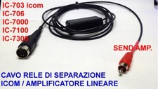 CAVO SEPARAZIONE RELE X  rx tx  ICOM IC-7300  IC-706   AMPLIFICATORE LINEARE