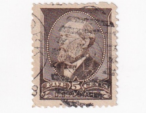 1882 francobollo scott 205 - 1882, us