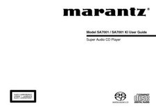 Marantz SA7001KI Lettore CD Manuale del proprietario