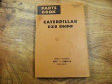 CAT CATERPILLAR D318 CATALOGO