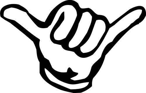 Adesivo hang loose sticker - adesivo,