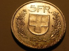 1954 B 5 franchi Svizzera AU+