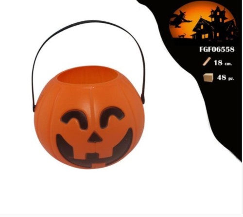 Halloween cestino zucca - cestino,