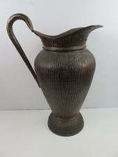 vecchio PORTAOMBRELLI in rame o bronzo forma BROCCA CARAFFA Stile antico vintage