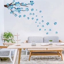 Adesivi murali PVC fiori di prugna fiori decorazione casa arte soggiorno murale