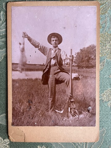 1894 antique hunting - antique, shooting