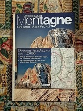 MERIDIANI MONTAGNE N. 62 DOLOMITI ALTA VIA N. 3 CON CARTINA 
