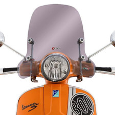 PARABREZZA BASSO FUME CON ATTACCHI PER VESPA GTS 125 150 200 250 300 2007-2020