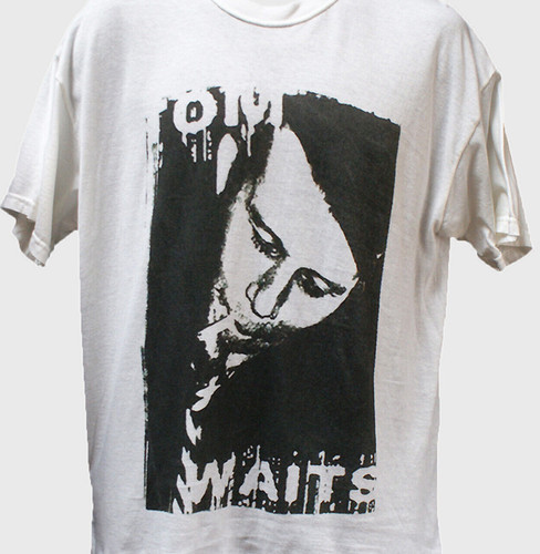 Shirt tom waits smoking - t-shirt,