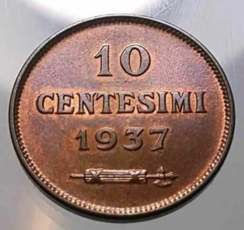 Centesimi 1937 san - centesimi, marino