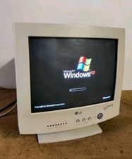 Computer Vintage Monitor CRT LG studioworks 552V COLORI - 15" POLLICI VGA ✅