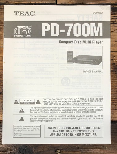 Teac 700m lettore cd - pd-700m,