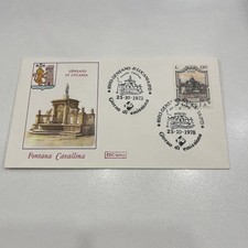 BUSTA PRIMO GIORNO FDC COLLEZIONE FONTANA CAVALLINA GENZANO DI LUCANIA 