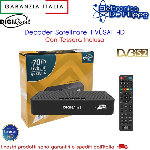Decoder tivusat digiquest q10 - decoder,